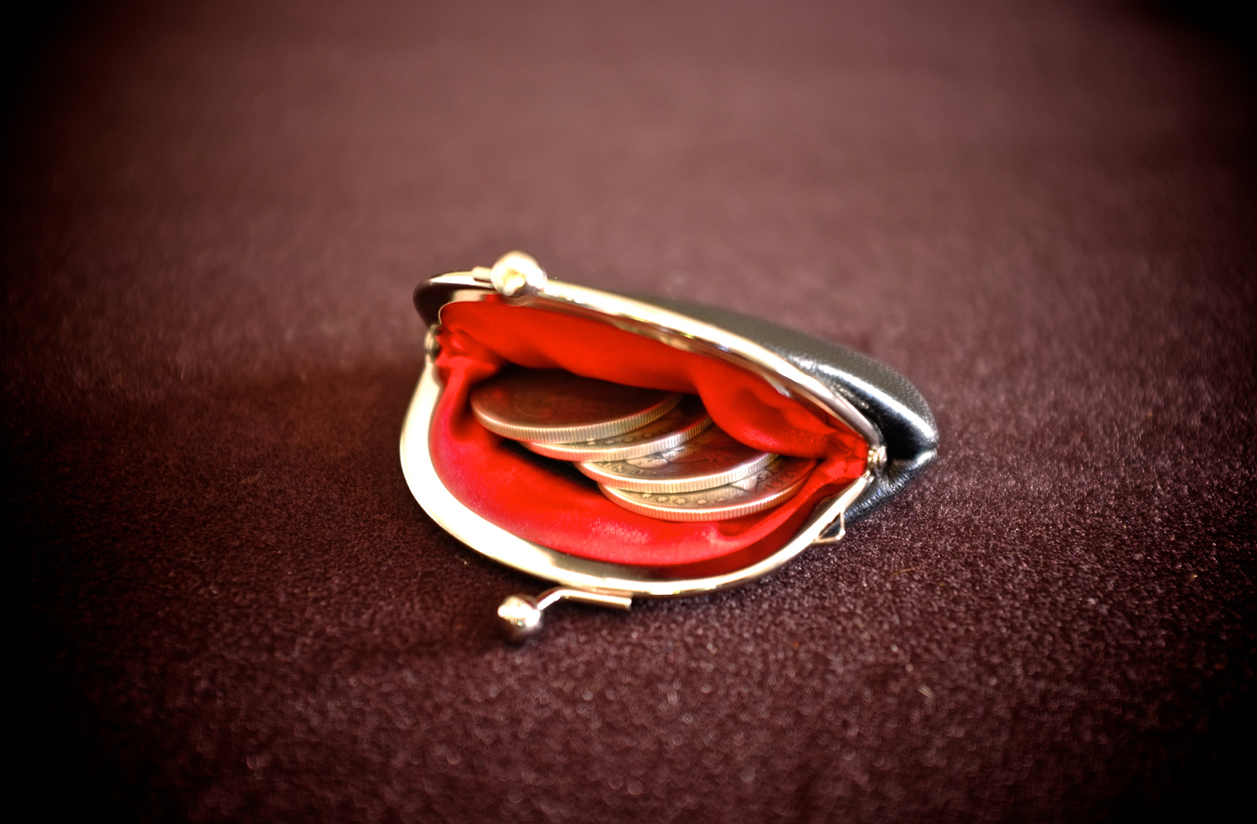 magicians coin purse padded interior protects your coins